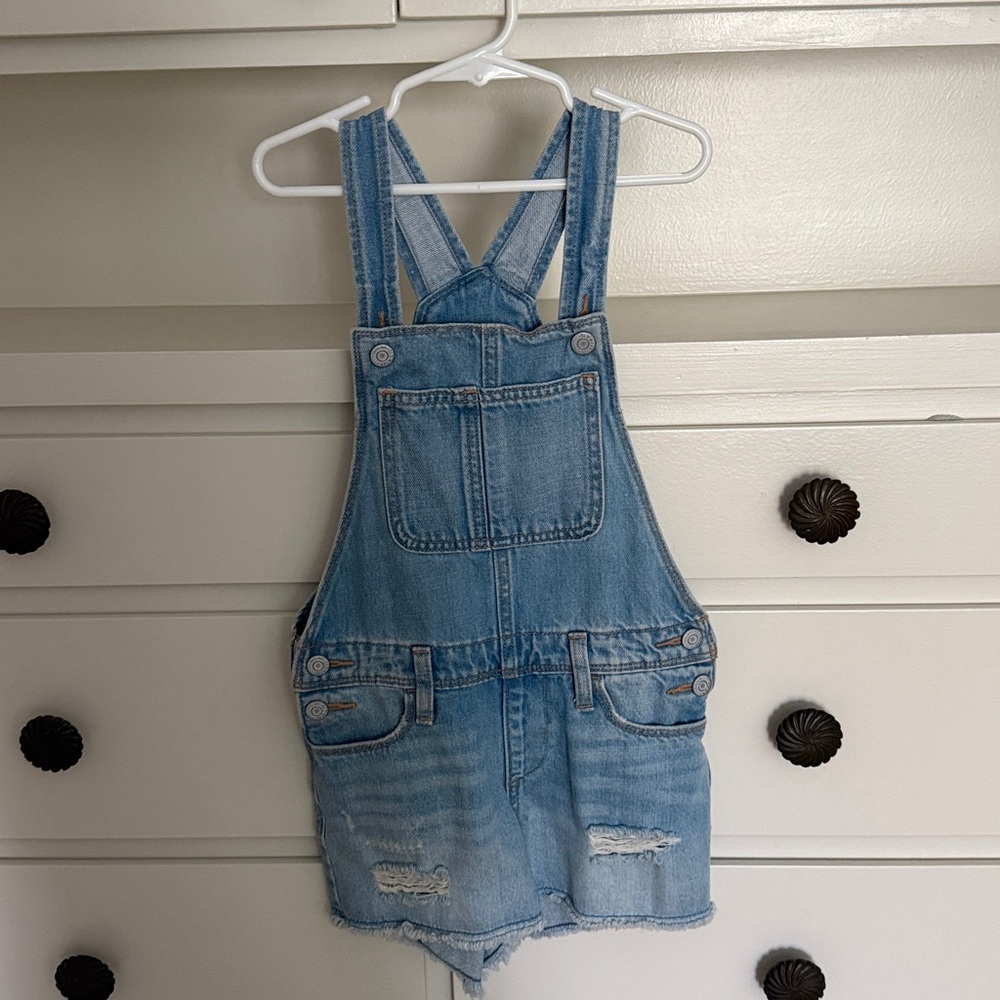 Old navy Blue Denim Overalls M 8